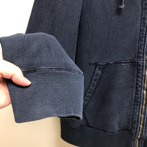 Men’s J Crew 100% Cotton Zip Up Hoodie - Picture 4 of 7